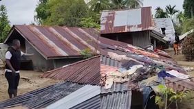 Beredar video sekitar 200 rumah di Pidie Jaya tertimbun lumpur setinggi atap rumah, dan listrik masih padam 