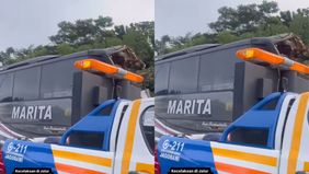 Telah terjadi laka lantas di Tol Jagorawi KM 41 arah Ciawi, Senin (8/12/25). Saat ini dalam penanganan petugas.