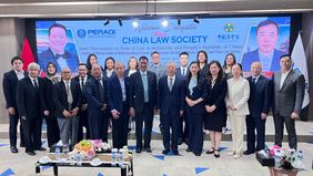 Peradi merasa terhormat bisa dikunjungi delegasi China Law Society (CLS).