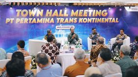 PT Pertamina Trans Kontinental (PTK) menggelar Town Hall Meeting secara hybrid sebagai forum strategis untuk memperkenalkan jajaran direksi baru, memperkuat alignment organisasi, serta memastikan kesiapan perusahaan menghadapi dinamika industri marit