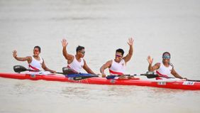 Cabang olahraga kayak menyumbangkan emas perdana bagi Indonesia pada nomor 500 meter campuran SEA Games 2025 yang berlangsung di Pattaya Rayong, Chon Buri, Rabu, 10 Desember 2025, berdasarkan catatan medali dari laman resmi penyelenggara.