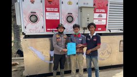 Mesin itu nantinya digunakan untuk warga korban bencana