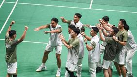 Menteri Pemuda dan Olahraga, Erick Thohir, menyatakan kebanggaannya atas dominasi tim bulutangkis beregu putra Indonesia yang berhasil mempersembahkan medali emas di SEA Games Thailand 2025.