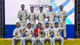 Kontingen Indonesia menempati posisi kedua klasemen sementara SEA Games Thailand 2025 setelah mengumpulkan 5 medali emas, 9 perak, dan 7 perunggu pada hari kedua penyelenggaraan, Rabu, 10 Desember 2025.