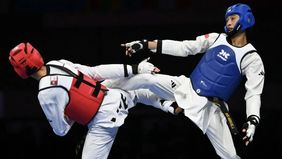 Para taekwondoin Indonesia menambah satu medali perak dan satu perunggu bagi kontingennya pada SEA Games Thailand 2025 setelah rangkaian pertandingan hari ketiga cabang olahraga itu di Fashion Island Shopping Mall, Bangkok, Jumat, 12 Desember 2025.