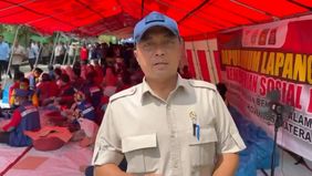 Menteri Sekretaris Negara Prasetyo Hadi menyampaikan maksud dari kunjungan Presiden Prabowo Subianto ke Kecamatan Tanjung Pura, Kabupaten Langkat