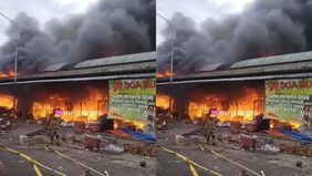 Kebakaran melanda kawasan Pasar Induk Kramat Jati, Jakarta Timur, pada Senin (15/12/2025) pagi. Api menghanguskan los pepaya di dalam area pasar dan memicu kepanikan di kalangan pedagang serta warga sekitar.