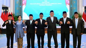 Anggota Komisi Yudisial (KY) Abdul Chair Ramadhan yang baru dilantik oleh Presiden RI Prabowo Subianto di Istana Negara