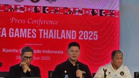 Ketua Komite Olimpiade Indonesia (KOI) Raja Sapta Oktohari memberikan penjelasan terkait kisruh yang melibatkan cabang olahraga kickboxing pada ajang SEA Games Thailand 2025. 