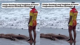 Wildan (13) wisatawan asal Cileunyi Bandung korban tenggelam di Pantai Pangandaran, Jawa Barat pada Kamis (25/12) kemarin pukul 17.00 WIB ditemukan meninggal dunia. Jenazahnya terbawa gelombang air laut ke bibir pantai.