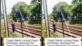 Menurut keterangan saksi, korban diduga nekat melompati pagar pembatas untuk menyeberang rel. Nahas, korban tidak menyadari adanya kereta yang sedang melintas hingga tabrakan tak terhindarkan.