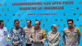 Wakil Kepala Kepolisian Republik Indonesia (Wakapolri) Komisaris Jenderal Polisi Dr. Dedi Prasetyo memimpin seremoni peletakan batu pertama pembangunan 436 Satuan Pelayanan Pemenuhan Gizi (SPPG) Polri yang dilaksanakan secara serentak di seluruh Indo