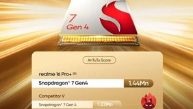 Realme 16 Pro+ Mengusung Layar Melengkung Dengan Bezel Ultra Tipis.
