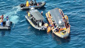 Tim SAR Gabungan kembali menemukan 1 WNA Spanyol yang menjadi korban KM Putri Sakinah tenggelam di perairan Pulau Padar, Labuan Bajo, pada 26 Desember 2025.
