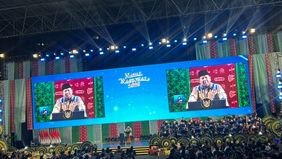 Prabowo Subianto menyampaikan bahwa Indonesia telah resmi mencapai swasembada beras per 31 Desember 2025.