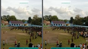 Salah seorang penonton berinisial R mengatakan, bentrokan membuat penonton panik dan berlarian menyelamatkan diri. Wanita dan anak-anak yang berada di sekitar lapangan ikut ketakutan karena kondisi tidak kondusif.
