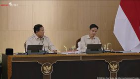 Prabowo Subianto menyampaikan apresiasi mendalam kepada seluruh jajaran Kabinet Merah Putih atas kerja keras mereka selama satu tahun pemerintahan