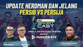 Saksikan selengkapnya program Sportcast bertajuk "Update Herdman dan Jelang Persib vs Persija" malam ini, pukul 20.00 WIB, hanya di Nusantara TV. 