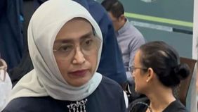 Direktur Utama PT ASDP Indonesia Ferry periode 2017&ndash;2024 Ira Puspadewi menghadiri sidang pembacaan putusan sela perkara dugaan korupsi program digitalisasi pendidikan yang menjerat Menteri Pendidikan, Kebudayaan, Riset, dan Teknologi periode 2019&ndash;202