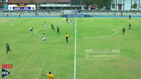 Gresik United Harus Tertinggal Di Babak Pertama Saat Menghadapi Waanal Brothers Pada Lanjutan Liga Nusantara 2025/2026 Grup D.
