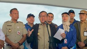 Gubernur DKI Jakarta, Pramono Anung meresmikan Waduk Batu Licin yang berlokasi di Cilangkap, Kecamatan Cipayung, Jakarta Timur, pada Senin, 12 Januari 2026.