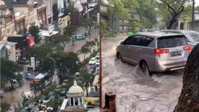 Hujan deras yang mengguyur Jakarta sejak dini hari menyebabkan sejumlah wilayah ibu kota tergenang banjir, termasuk kawasan Pantai Indah Kapuk (PIK) 1, Jakarta Utara. Salah satu titik terdampak berada di Jalan Marina Raya, tepat di depan Mal PIK Aven