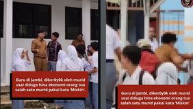 Dari informasi beredar, insiden dalam video ini dipicu ucapan guru yang menyinggung muridnya. Disebut-sebut guru ini melontarkan kalimat terkait kondisi ekonimi orangtua siswa.