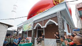 Panglima TNI Jenderal TNI Agus Subiyanto meresmikan Masjid Jami&rsquo; An-Nur yang berlokasi di Kampung Pamoyanan, Desa Pada Asih, Kecamatan Cisarua, Kabupaten Bandung Barat, Jawa Barat, Senin, 19 Januari 2026. Masjid tersebut dapat menjadi sarana ibadah.