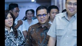 Rapat membahas anggaran Komdigi.