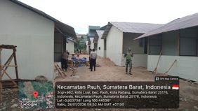 Pemerintah dengan dukungan TNI terus melanjutkan pembangunan hunian sementara (huntara) di sejumlah kabupaten dan kota di Sumatera Barat demi mendukung pemulihan pascabencana.