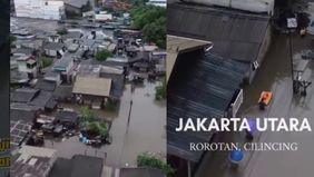 Banjir kembali merendam rumah warga di Kampung Sepatan, Rorotan, Cilincing, Jakarta Utara, pada Kamis pagi. Selain itu, Jalan Cakung Cilincing juga turut tergenang.
