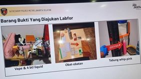 Kepolisian menemukan sebuah tabung berwarna merah muda atau dikenal sebagai &ldquo;whip pink&rdquo; serta sejumlah bercak darah di apartemen pemengaruh (influencer) Lula Lahfah yang berada di kawasan Jakarta Selatan, setelah yang bersangkutan dinyatakan meningga