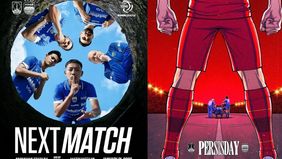Pertandingan Persib vs Persis Solo sudah terasa bahkan sebelum pertandingan dimulai. Jelang laga pekan ke-19 BRI Super League 2025/2026, kedua tim terlibat adu psywar kreatif lewat media sosial yang langsung menyedot perhatian warganet pecinta sepak 