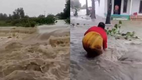 Bencana banjir kembali melanda wilayah Muaragembong, Kabupaten Bekasi setelah tanggul Sungai Citarum kembali jebol pada Sabtu pagi, 31 Januari 2026.