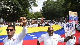 Perundingan mengenai transisi politik di Venezuela yang mendapat dukungan Amerika Serikat (AS) resmi dimulai di Caracas 