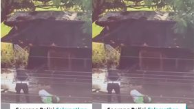 Peristiwa ini terjadi di Jalan Ar. Prawira Negara, Kota Metro. Saat melintas, petugas melihat seorang pria lansia sudah terkapar di pinggir jalan dan sedang digigit secara membabi buta oleh anjing liar. Tanpa ragu, anggota Satlantas tersebut langsung