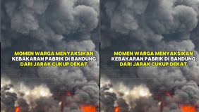 Saat ini petugas Damkarmatan sudah dilokasi dan sedang melakukan penanganan.