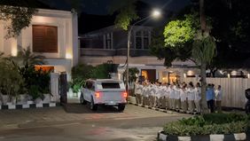 Ketua Umum Partai Gerakan Indonesia Raya (Gerindra) Prabowo Subianto tiba di kediamannya di Jalan Kertanegara Nomor 4, Jakarta Selatan, Jumat, 6 Februari 2026.