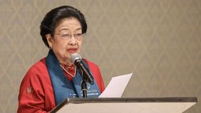 Presiden Ke-5 Republik Indonesia sekaligus Ketua Umum PDI Perjuangan, Megawati Soekarnoputri, menerima gelar doktor kehormatan (Honoris Causa) dari Princess Nourah Bint Abdulrahman University di Riyadh, Arab Saudi, Senin, 9 Februari 2026.