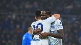 Inter membuka keunggulan pada menit ke-11 setelah bek Yann Bisseck menanduk bola dari sepak pojok Federico Dimarco yang tak bisa dihalau kiper Arjanet Muric.