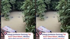 Dalam video yang beredar, terlihat sejumlah warga membantu mengevakuasi para penumpang dari dalam kendaraan yang berada di sungai. Warga juga berupaya meluruskan posisi mobil sebelum seluruh penumpang berhasil dikeluarkan.