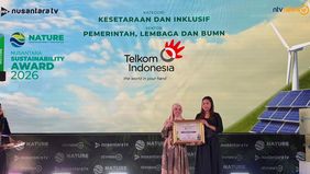 Komitmen terhadap prinsip kesetaraan dan inklusi di lingkungan korporasi dan pelayanan publik mengantarkan PT Telkom Indonesia Tbk meraih penghargaan Nusantara Sustainability Award 2026 pada kategori Kesetaraan dan Inklusi Sektor Pemerintah, Lembaga 