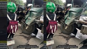 Belum diketahui secara pasti penyebab kecelakaan tersebut maupun adanya korban dalam insiden ini.