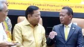 Bahlil sendiri tiba di lokasi sekitar pukul 13.29 WIB dan langsung disambut Sekretaris Jenderal Partai Golkar M Sarmuji dan Wakil Ketua DPR RI Sari Yuliati.