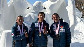Nama Indonesia kembali harum lewat kompetisi keren 2026 International Snow Sculpture Contest di Jepang.