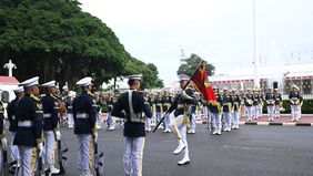 Suasana kawasan Istana Merdeka setiap Minggu pagi kini semakin semarak.