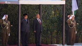 Presiden Prabowo Subianto tiba di Istana Basman, Amman, Yordania, pada Rabu, 25 Februari 2026 siang waktu setempat