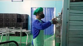 Tri Widodo (31 Tahun), orang berkebutuhan khusus sejak lahir, bekerja di dapur Makan Bergizi Gratis (MBG) membuat dia bersemangat setiap kali memulai hari.