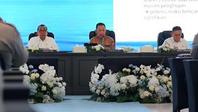 Kapolri Listyo Sigit Prabowo memaparkan hasil analisis dan evaluasi kecelakaan lalu lintas menjelang arus mudik dalam rapat koordinasi lintas sektoral kesiapan Operasi Ketupat 2026 di Gedung STIK-PTIK, Jakarta, Senin, 2 Maret 2026.