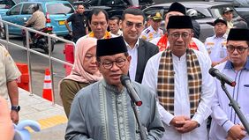 Gubernur DKI Jakarta, Pramono Anung meresmikan revitalisasi Jembatan Penyeberangan Orang (JPO) Sarinah di Jakarta Pusat, Senin, 2 Maret 2026.